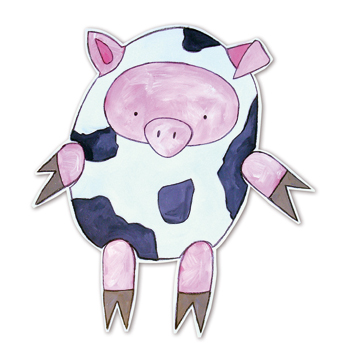 pig piggy bank project cerdito Kristina Moersdorf